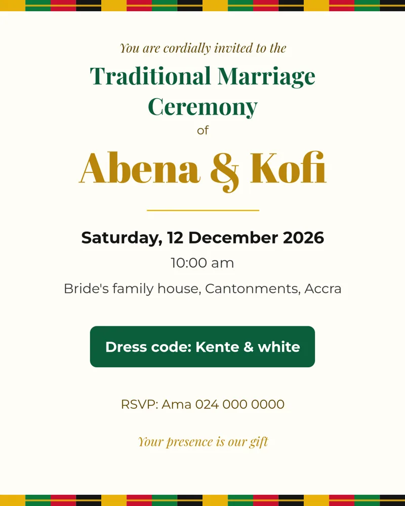 A celebrations design